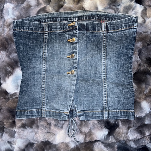 Weather Vane, size Medium, Jean crop top - Picture 6 of 14